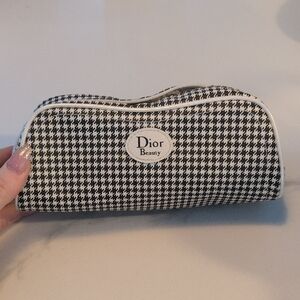 Dior Beauty Houndstooth Cosmetic Pouch